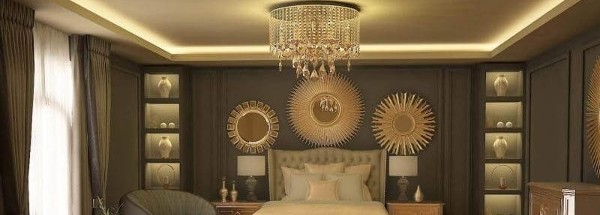 ديكورات جبس غرف نوم فخمة