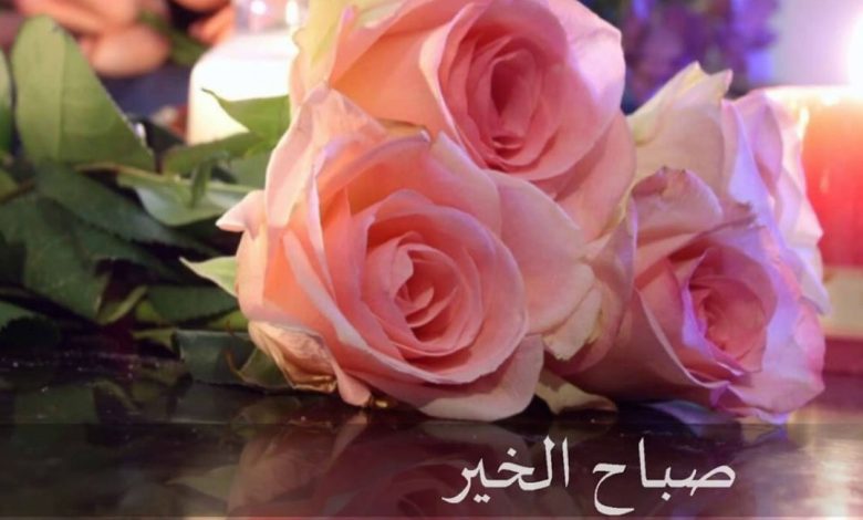 صباح الورد والسعادة