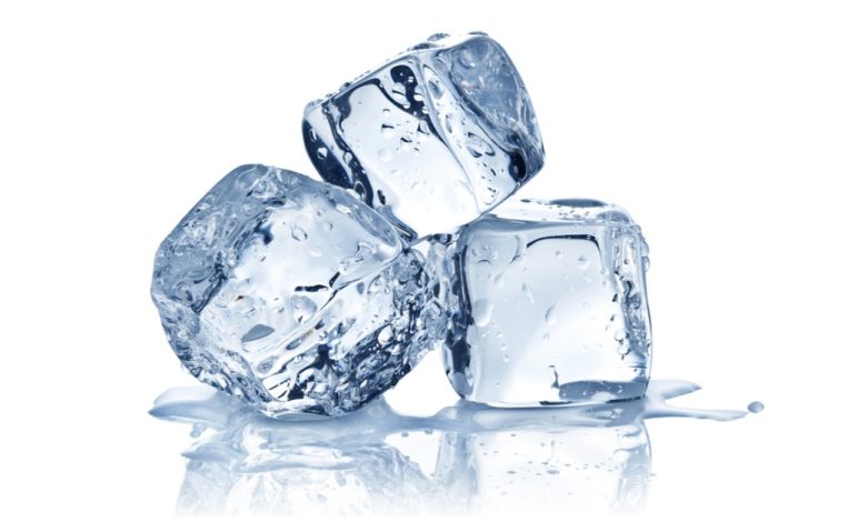 فوائد اكل الثلج