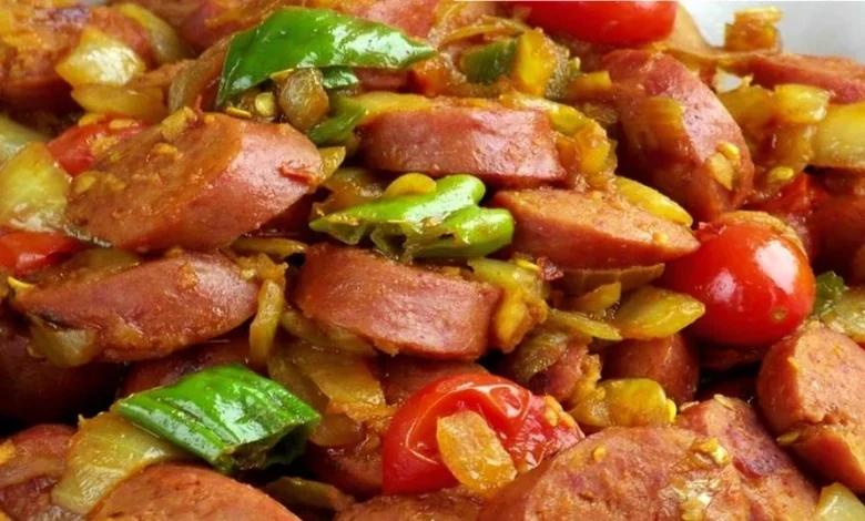 كيفية عمل السجق المدخن فاطمة أبو حاتي