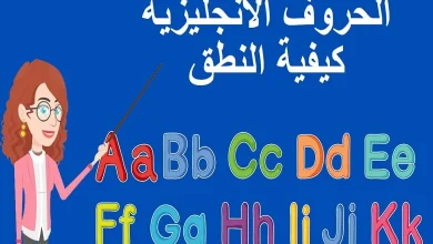 نطق حروف اللغة الانجليزية للمبتدئين