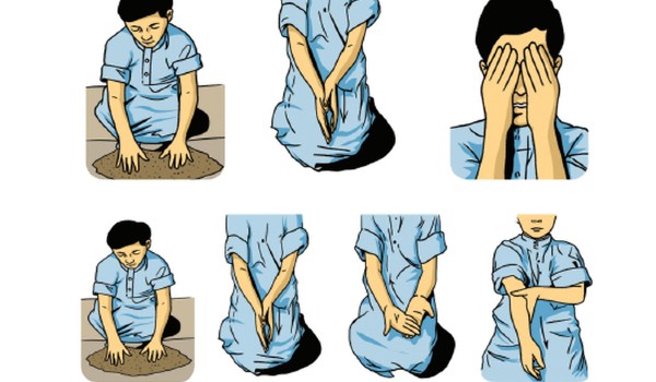 التيمم عند عدم وجود الماء