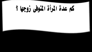 عدة المتوفي عنها زوجها قبل الدخول