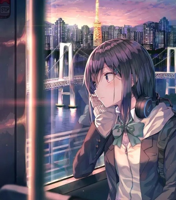 خلفيات بنات حزينة للواتس