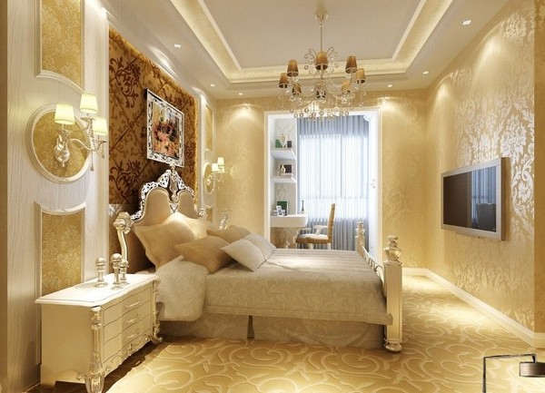 ديكورات جبس غرف نوم ناعمه