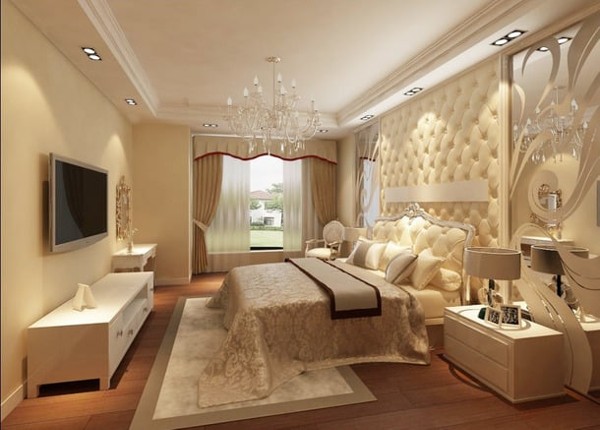 ديكورات جبس غرف نوم ناعمه