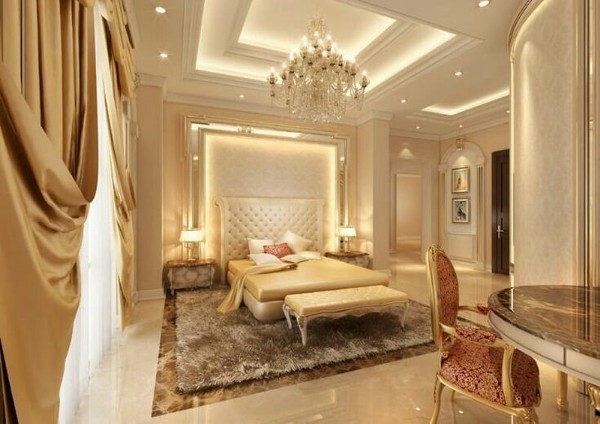 ديكورات جبس غرف نوم ناعمه