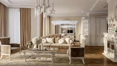 ديكورات صالات استقبال فخمة