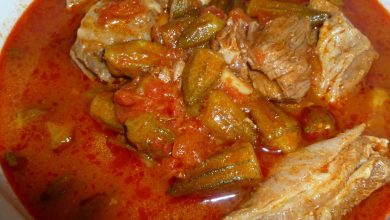 طاجن البامية باللحمة فاطمة أبو حاتي