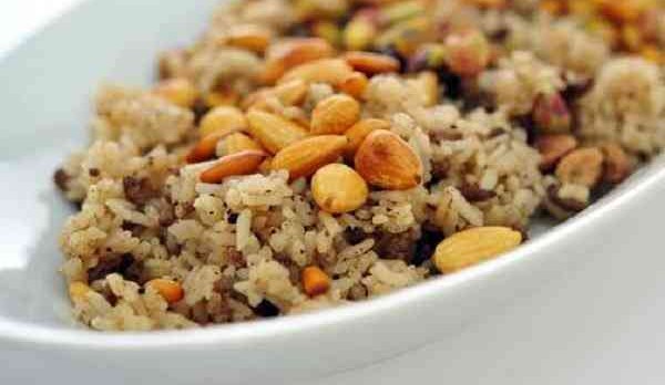 طريقة عمل الأرز بالكبد والقوانص فاطمة أبو حاتي