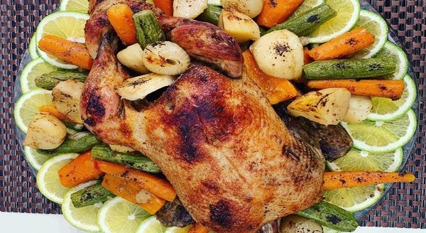 طريقة عمل البط المحشي فاطمة أبو حاتي