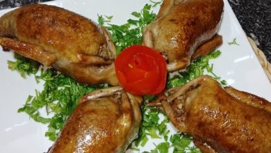 طريقة عمل الحمام بالفريك فاطمة أبو حاتي