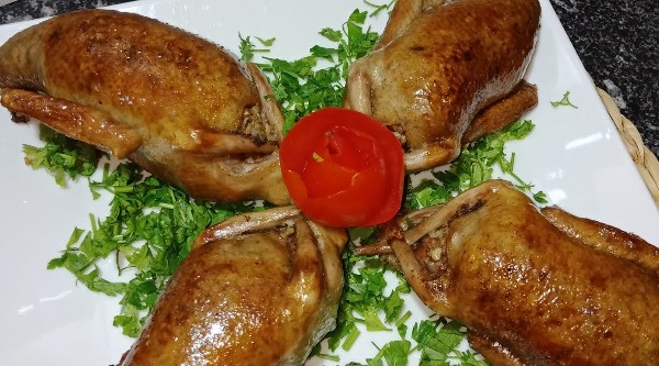 طريقة عمل الحمام بالفريك فاطمة أبو حاتي