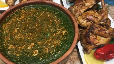 طريقة عمل الملوخية فاطمة أبو حاتي