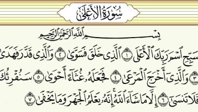 فضل سورة الأعلى