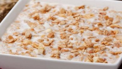 فوائد الشوفان مع الحليب