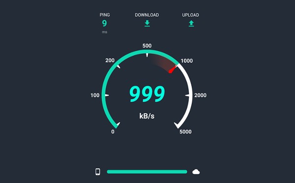 قياس سرعة النت