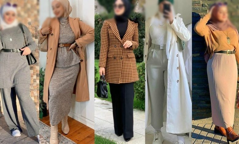 صور ملابس شتوية للمحجبات