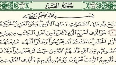 فضل سورة الحشر