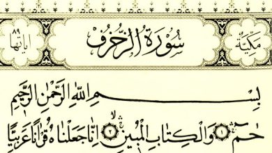 فضل سورة الزخرف