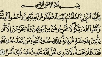 فضل سورة الطلاق