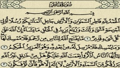 فضل سورة فاطر