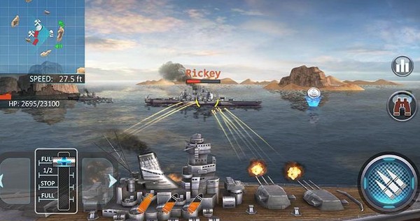 لعبة حرب السفن للاندرويد وايفون