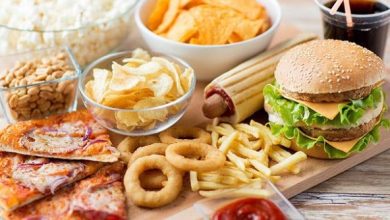 مكونات الوجبات السريعة