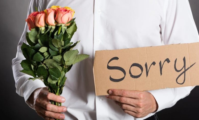 رسالة اعتذار قوية ومؤثرة تويتر