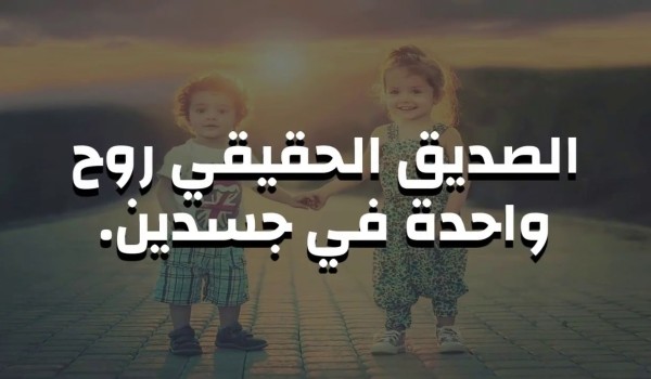 كلام جميل وعبارات عن الصداقة