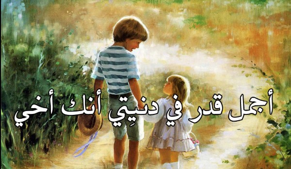 عبارات عن الاخ الكبير