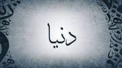 معنى اسم دنيا