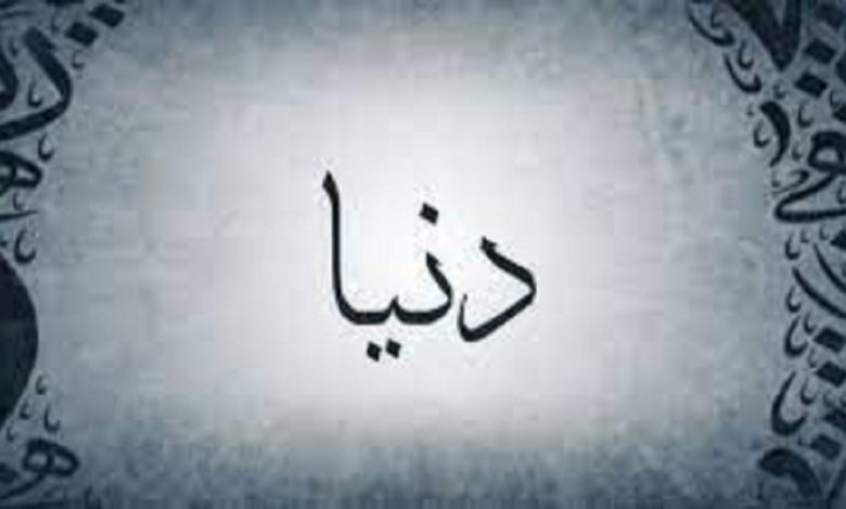 معنى اسم دنيا