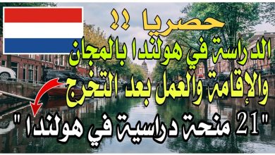 منحة دراسية مجانا في هولندا